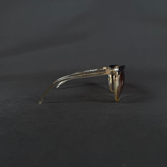 Laura Biagiotti Oversized Sunglasses Brown Gradient Lens OXSOL Italy T-107 main image 9